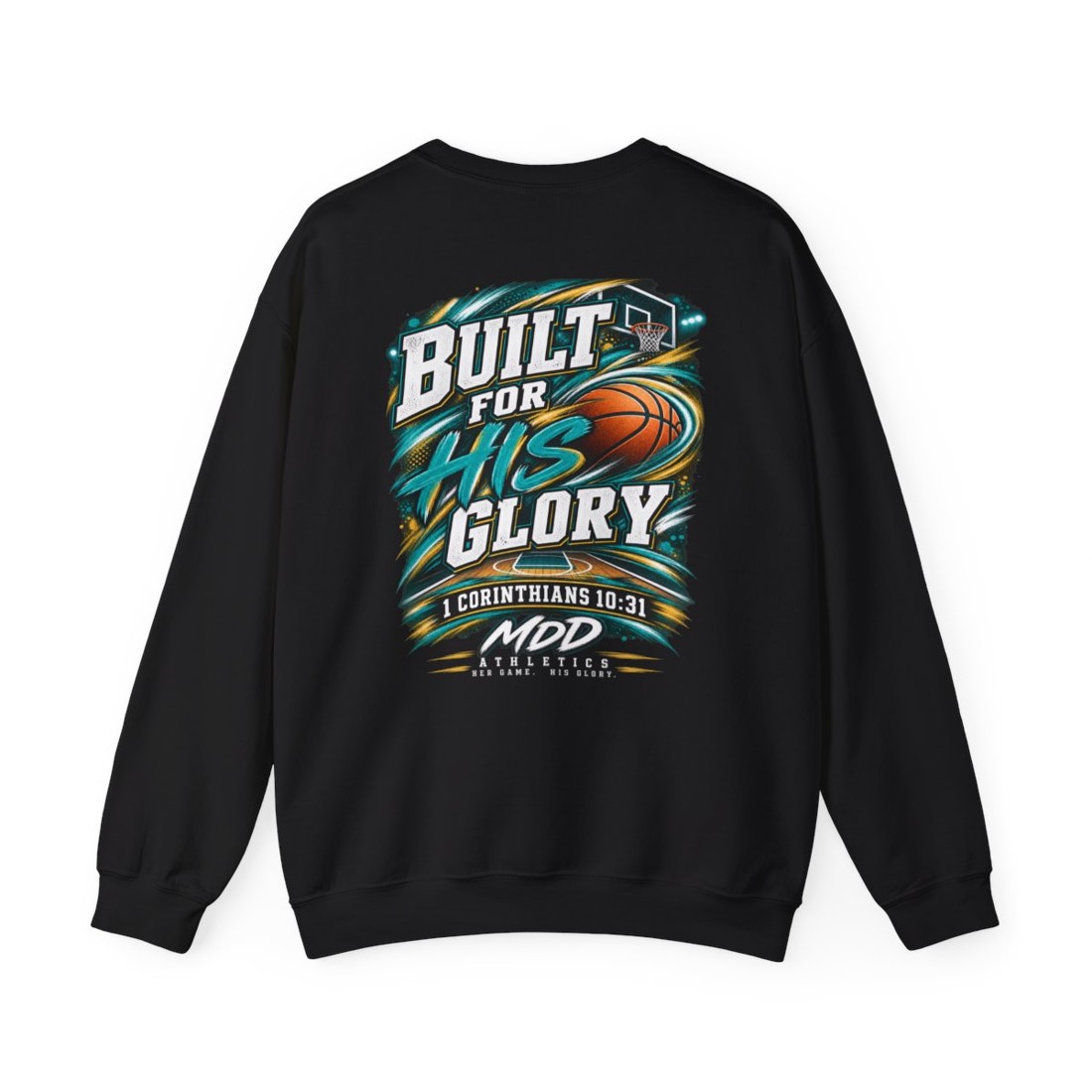 Built for His Glory Basketball Crewneck Sweatshirt